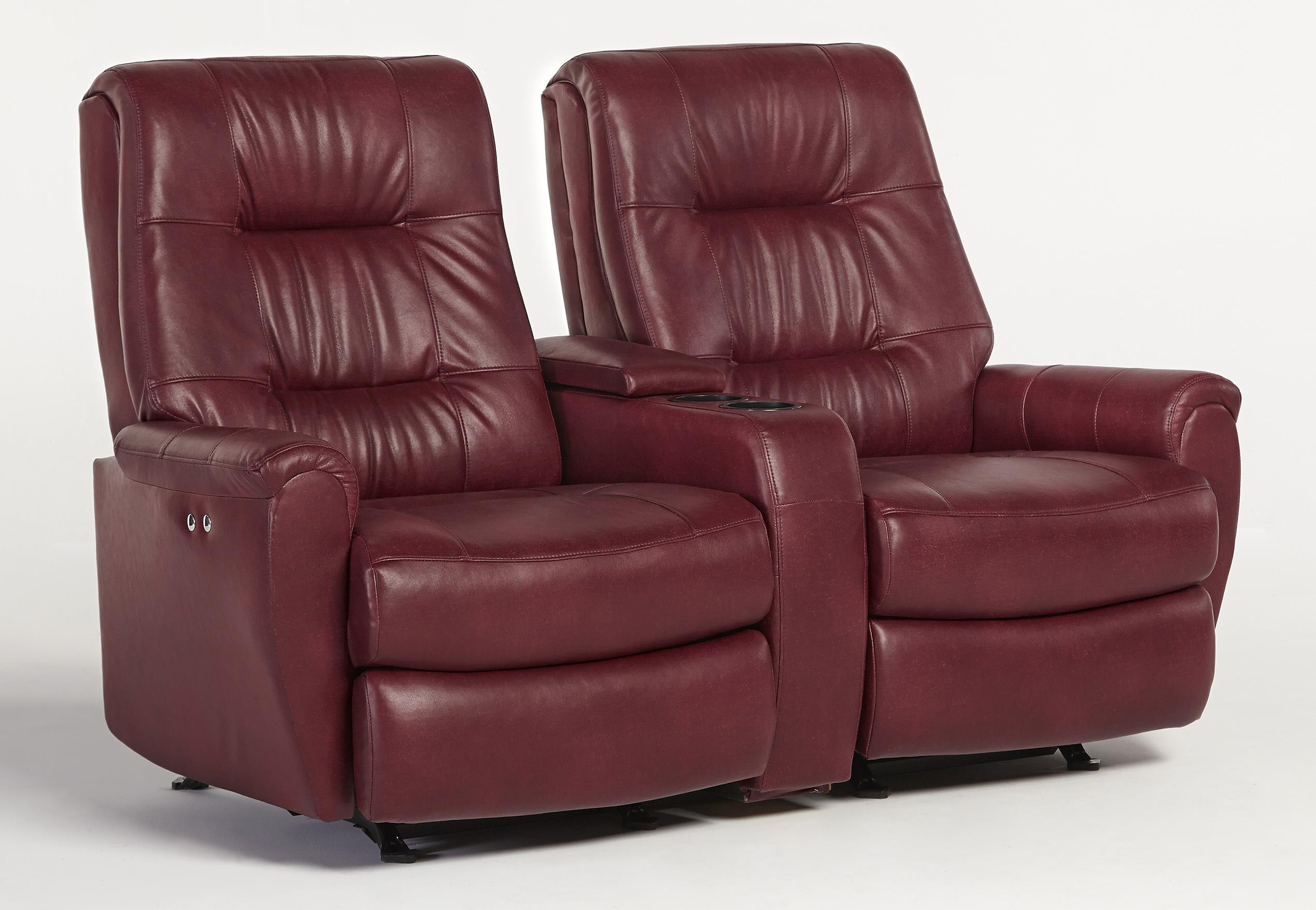Small scale power rocking reclining loveseat with drink Small scale power rocking reclining loveseat with drink